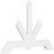 Ekena Millwork Vanguard Architectural Grade PVC Gable Bracket, 72"W x 48"H x 2"D x 6"F, 16/12 Pitch GBP072X48X0206VAN00 - alternate 1